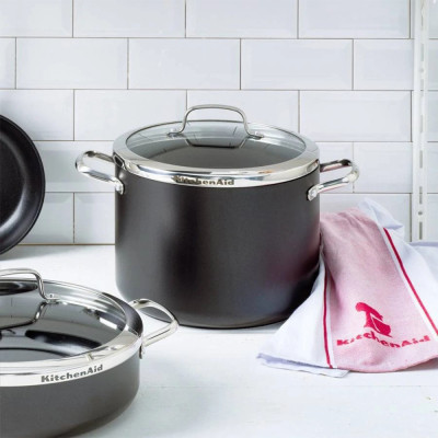 Кастрюля KitchenAid Aluline 24 см 8 л з керамічним покриттям (CC001258-001) Винница - изображение 3