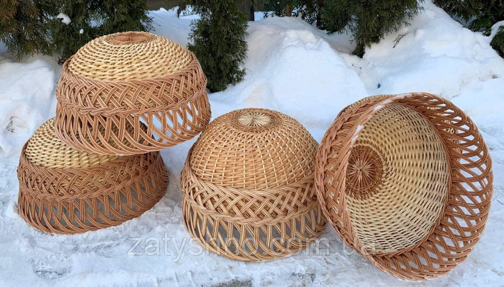 Люстра из лозы кофейная Киев - изображение 1