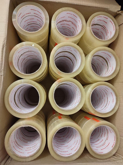 Скотч упаковочный 45мм на 100м, 40мкм Киев - изображение 1