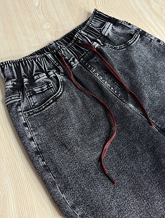 Джинсы женские Vanver 82033 MOM comfort jeans с резинкой на талии черные, Чорний, 31, 31, 82 см, 108 Одесса - изображение 2