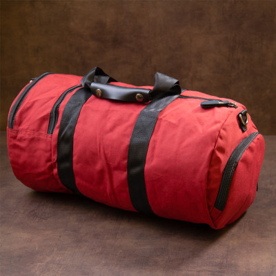 Сумка Vintage Спортивна текстильна Малинова (20642) Вінниця - фото 6