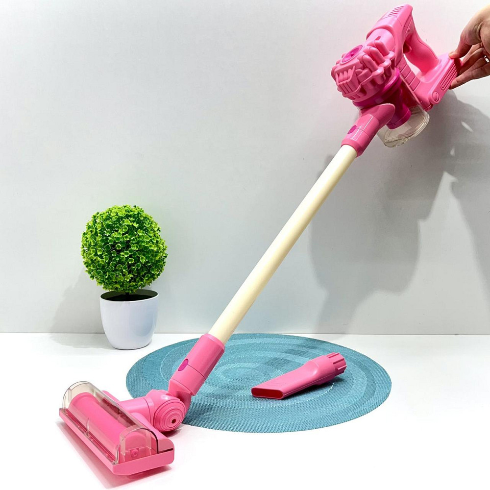 Пилосос WToys 3 насадки підсвічування дзижчання всмоктуючий пил Рожевий (83718/XG 2-33 AB) Чернигов - изображение 1