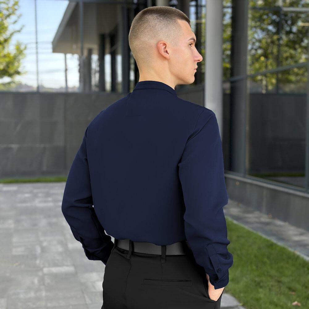 Темно-синя сорочка чоловіча Pobedov Legend Київ - фото 5