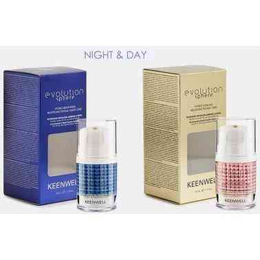 Набір ліфтинговий зволожувальний комплекс + Нічний зволожувальний комплекс Keenwell Evolution Sphere 50 мл + 50 мл Дніпро
