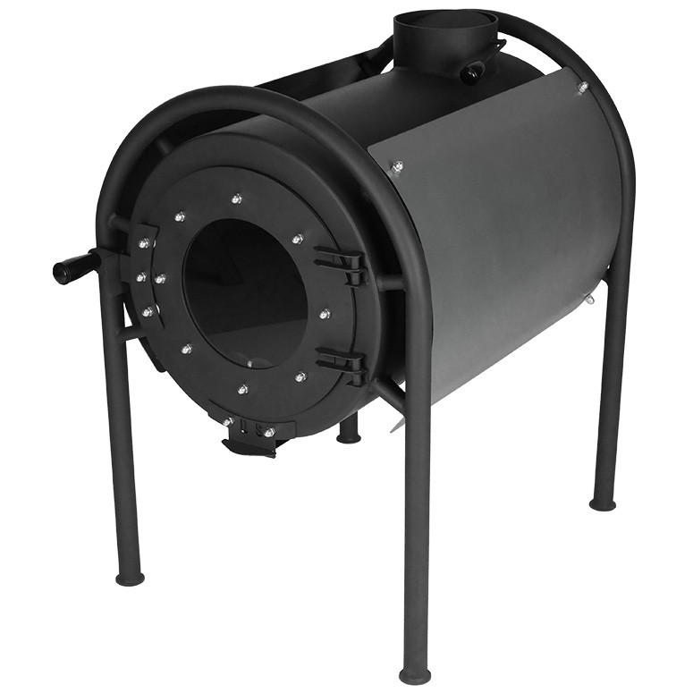 Піч буржуйка опалювальна DS Modern + кожух, пічка Київ - фото 1