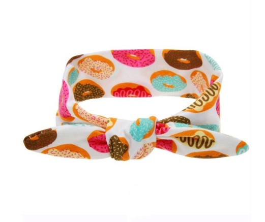 Детская разноцветная бандана-повязка - окружность 40-50см. Киев - изображение 1