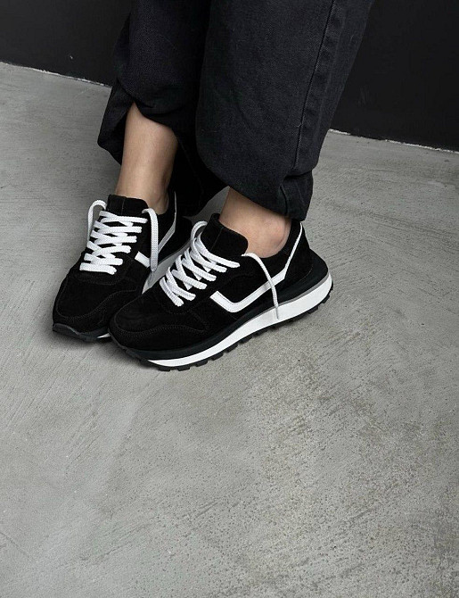 Molly Кроссовки женские MOLLY черные натуральная замша 36-40 (5358) Коломия - фото 3