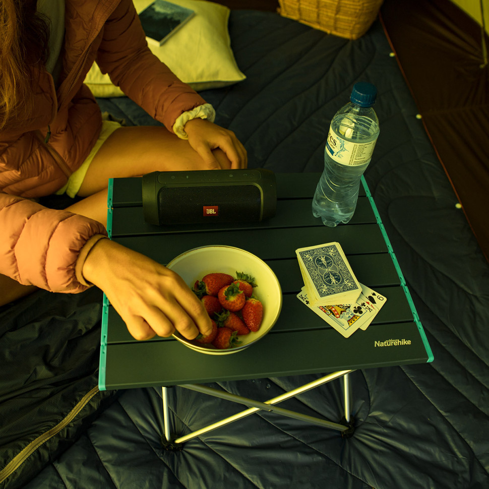 Стіл розкладний Naturehike NH19Z008-Z, алюміній, Розмір S, чорний Киев - изображение 9