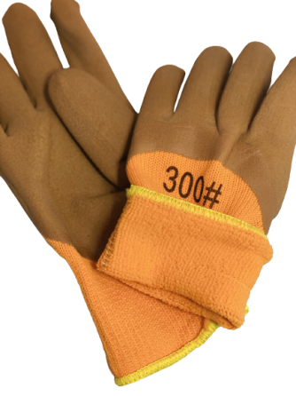 Перчатки стрейч покрыта вспененным силиконом, утепленная (300#) Харьков