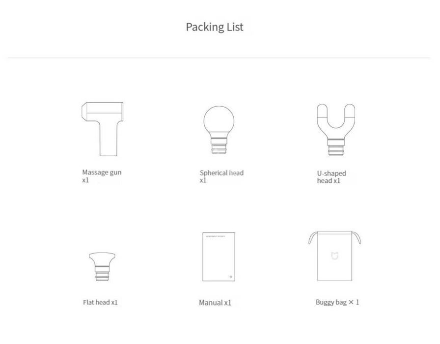 Масажний пістолет Xiaomi Mijia Mini Massage Gun 2c Київ - фото 6