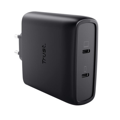 Зарядное устройство Trust 2xUSB-C 100W GaN PD/PPS black (25527_TRUST) Винница - изображение 4