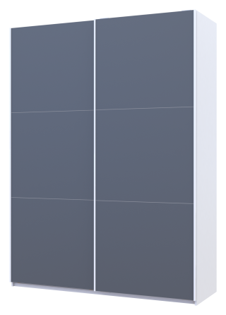 Шкаф-купе двухдверный Doros G-Caiser 160х60х240 см Белый/Графит (DRS-011017) Львов