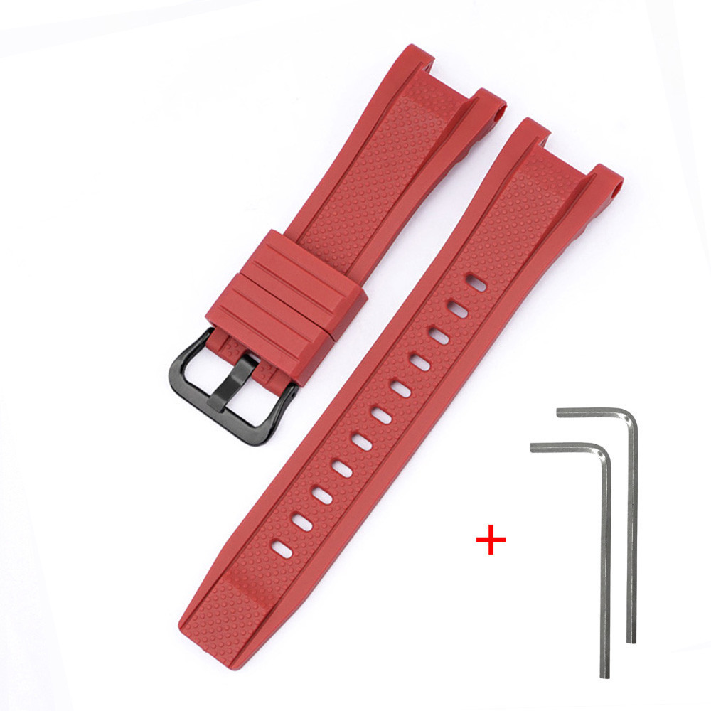 Ремінець для Casio G-Shock GST-W300 Red BK SBR Київ - фото 1