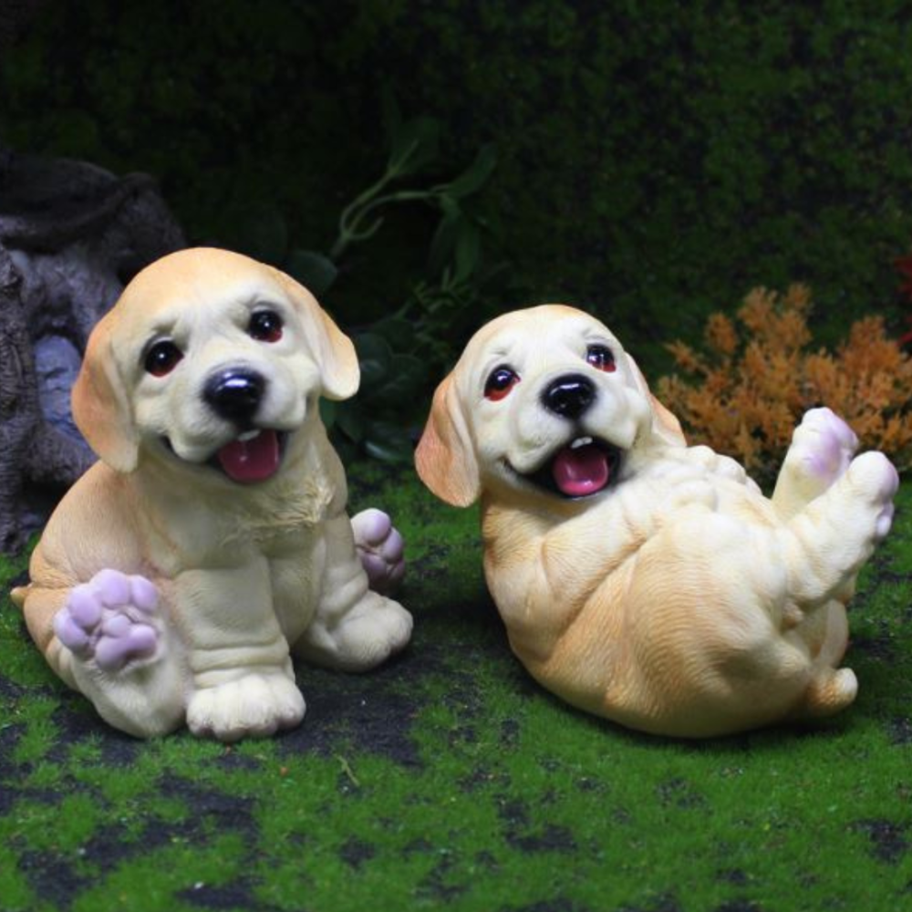 Садовая фигура Щенок из полистоуна. Для сада,  дачного участка, террасы, декора интерьера Одесса - изображение 4