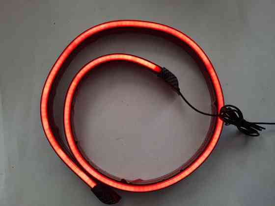 Спойлер CARBON 3.5см х120см для багажника з LED підсвічуванням (4 режима) Винница