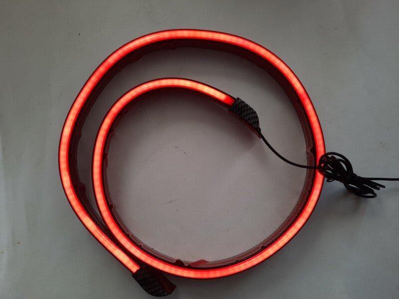 Спойлер CARBON 3.5см х120см для багажника з LED підсвічуванням (4 режима) Вінниця - фото 2