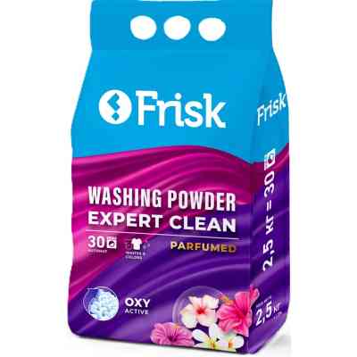 Стиральный порошок Frisk Expert Clean Парфюмированный 2.5 кг (4820197122448) Винница