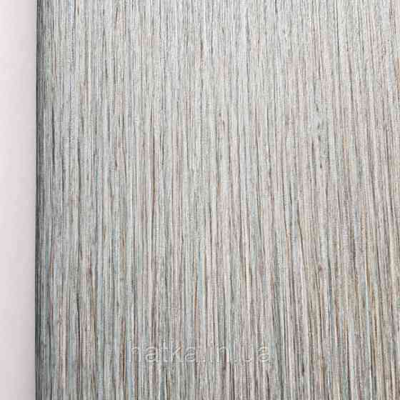 Шпалери вінілові на паперовій основі Zambaiti C88136 ABITAT смуги під бамбук структурні бірюзовий сріблястий Київ