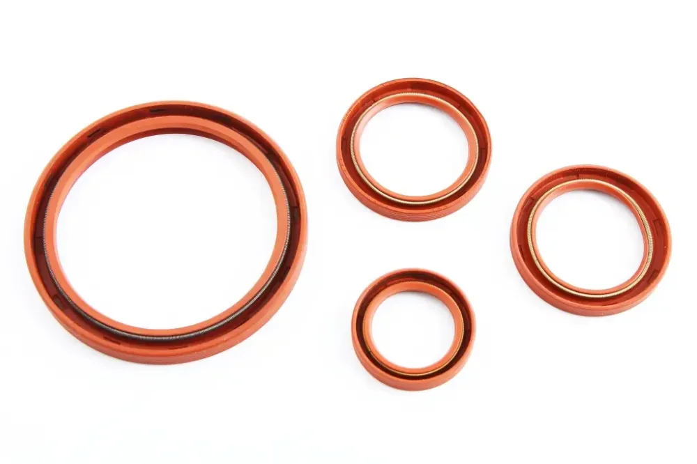 Сальник коленвала Lanos 1.6 КРТ красный (Aveo, Lacetti) (4 шт.) Винница - изображение 2