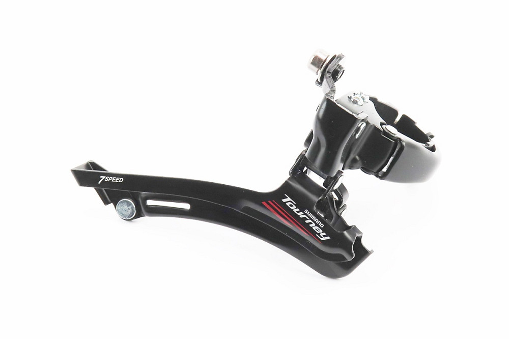 Перемикач ланцюга передній з нижньою тягою (ROAD 2x7 speed), кріпл. 31,8/34,9мм, під зірку 50Т, чорний FD-A070 Київ - фото 1