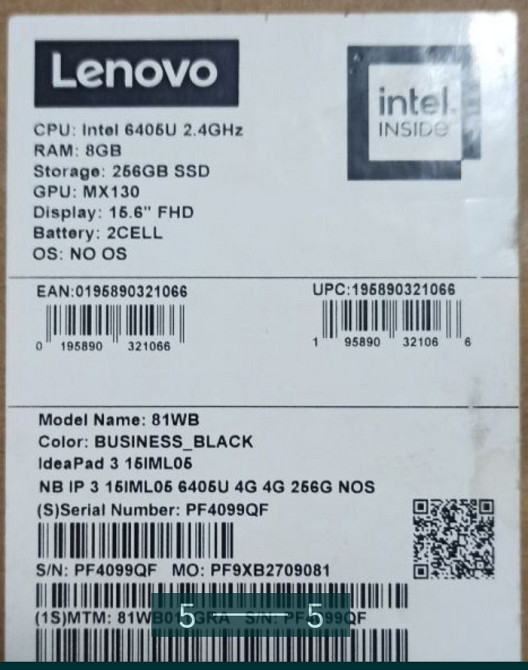 Ноутбук: Lenovo IdeaPad 3. Киев - изображение 1