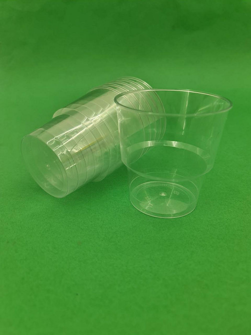 Стакан стеклоподобный (без ніжки) 200 ml прозорий уп/25 штук Харків - фото 1