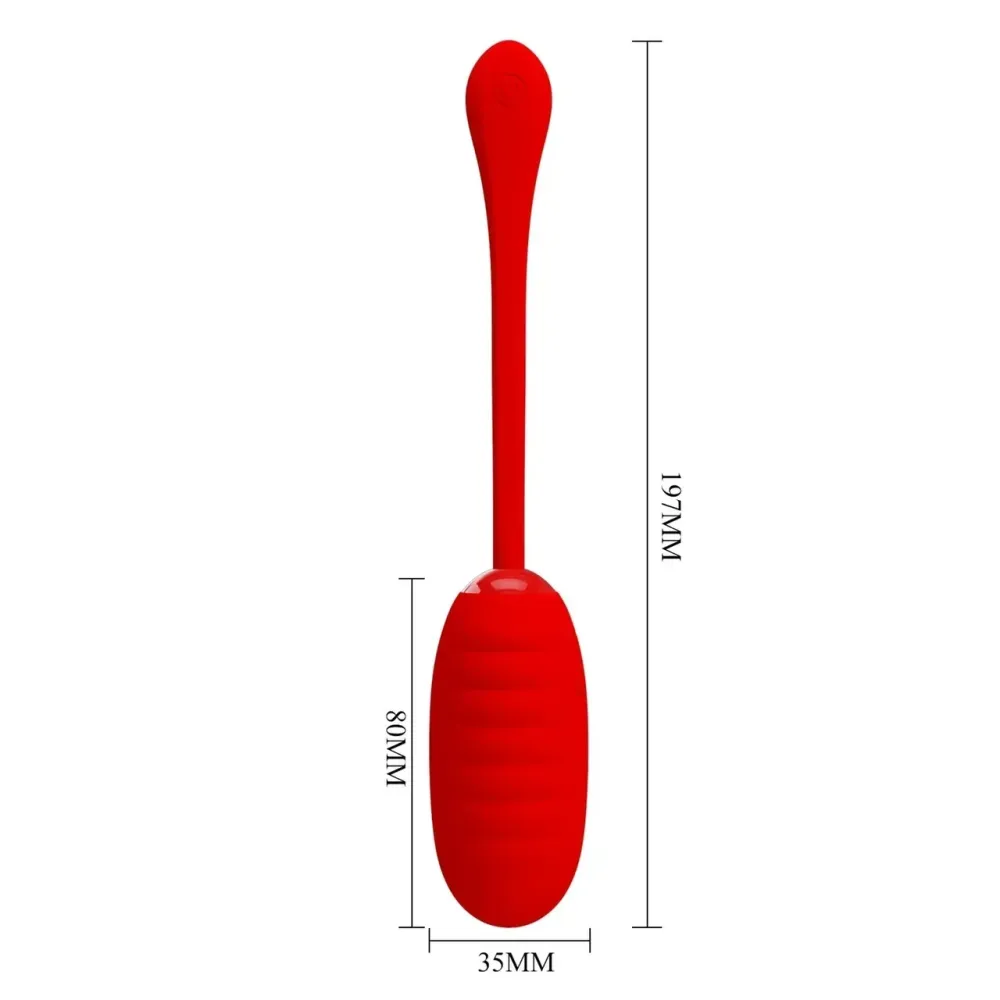Виброяйцо серии Pretty Love - Kirk EGG Red, BI-014654-2 Sex Aura Киев - изображение 9