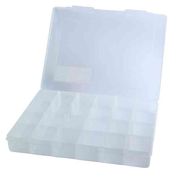 Органайзер пластиковий прозорий 20 відсіків 350×270×50 мм ULTRA (7417122) Рівне