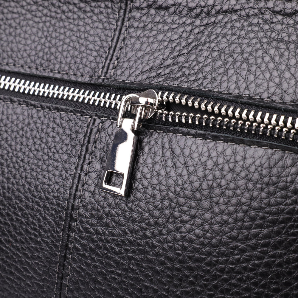 Красивая сумка через плечо для мужчин из натуральной кожи GRANDE PELLE 22883 Черная Киев - изображение 6