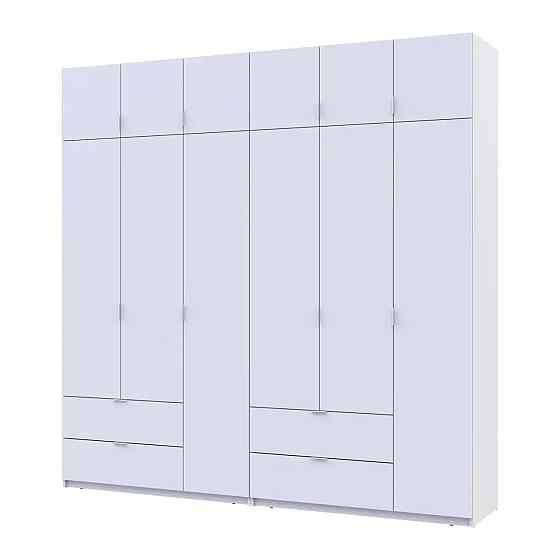 Шафа для одягу Doros Лукас Білий 3+3 ДСП 240х50х240 DRS-011683 (42005106) Львів