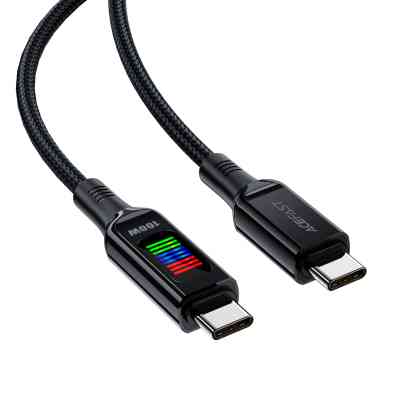 Дата кабель USB-C to USB-C 1.2m 100W with display C7-03 Acefast (6974316282778) Винница