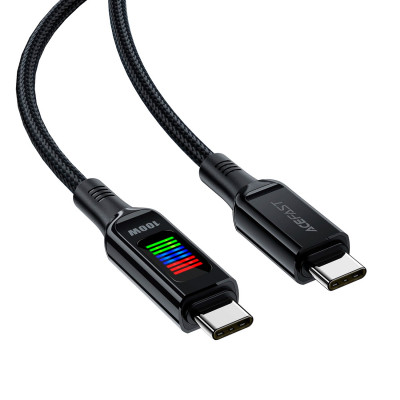 Дата кабель USB-C to USB-C 1.2m 100W with display C7-03 Acefast (6974316282778) Винница - изображение 2