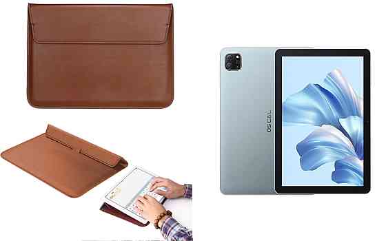 Чехол-конверт VitoCase для Blackview Oscal Pad 60, с функцией подставки для планшета Коричневый Киев
