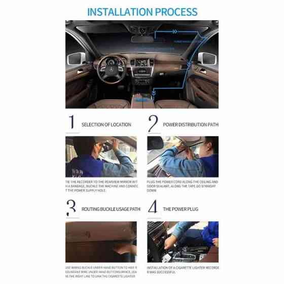 Автомобильный видеорегистратор DVR T-712TP (2 камеры) Full HD Винница