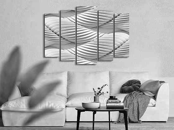 Модульна картина Абстракція Art-320_5 ( 80х118см ) Київ