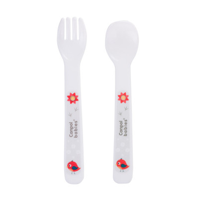 Набор детской посуды Canpol babies Cute Animals Птичка Красный 5 предметов (4/401_red) Винница - изображение 3