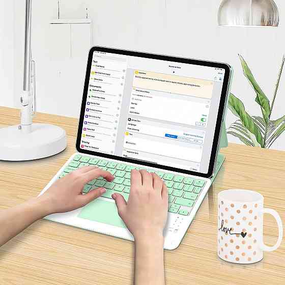 Магнитный чехол GOOJODOQ с клавиатурой для iPad Air 5 2022/Air 4 2020 10.9/iPad 4-го поколения 10.9 / iPad Pro 11 2018 Днепр