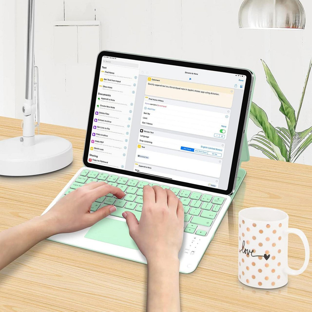Магнітний чохол GOOJODOQ з клавіатурою для iPad Air 5 2022/Air 4 2020 10.9/iPad 4-го покоління 10.9 / iPad Pro 11 2018 Дніпро - фото 6