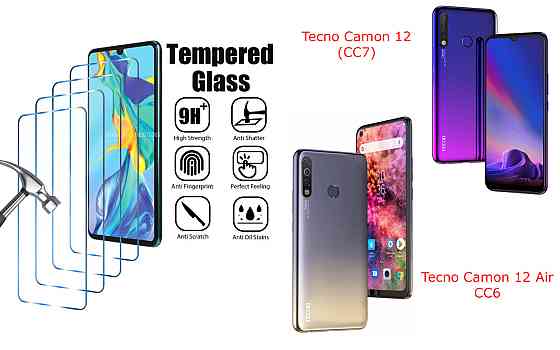Защитное стекло ArmorGlass для Tecno Camon 12 (CC7), Camon 12 Air CC6 – устойчивое к царапинам и ударам Киев