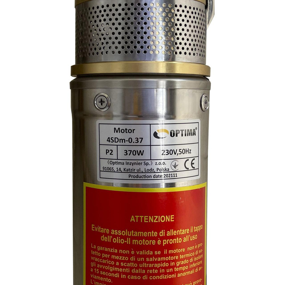 Насос скважинный с повышенной уст-тью к песку OPTIMA 4SDm3/ 6 0,37 кВт 44м + пульт+кабель 1.5м NEW (000023125) Киев - изображение 3