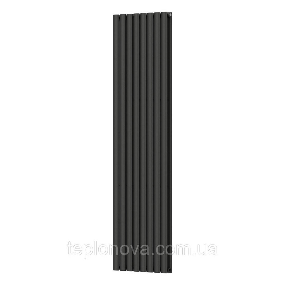 Вертикальный радиатор Ellipse Double 480х1800-8, anticor, черный муар Черновцы - изображение 8