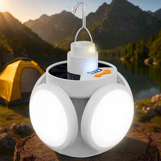 Кемпінговий ліхтар акумуляторний 5W, BL-2029 / Розкладна лампа для кемпінгу / Підвісний ліхтар Київ