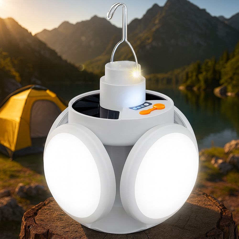 Кемпінговий ліхтар акумуляторний 5W, BL-2029 / Розкладна лампа для кемпінгу / Підвісний ліхтар Київ - фото 1
