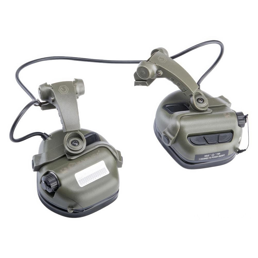 Активні захисні навушники Earmor M31X MARK3 ARC (FG) Olive з кріпленням на шолом (96-00047) Київ - фото 11