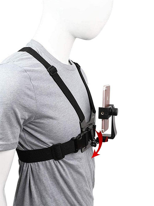 Кріплення для телефону на груди вертикальне ACprof Київ - фото 2