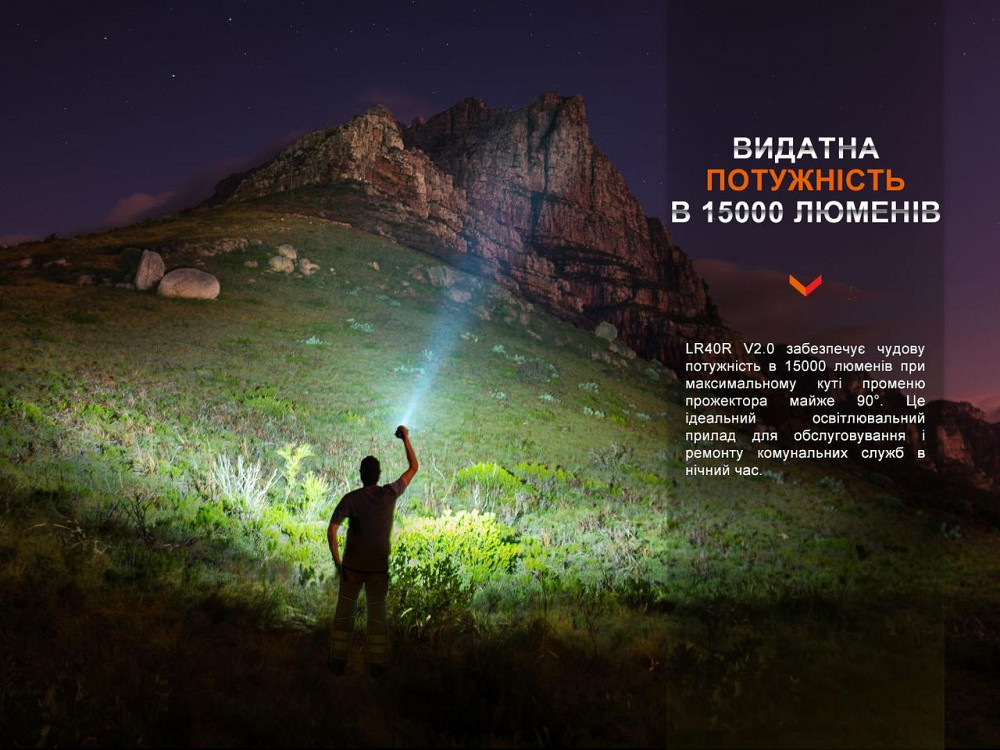 Ліхтар ручний Fenix LR40R V2.0 Рівне - фото 8