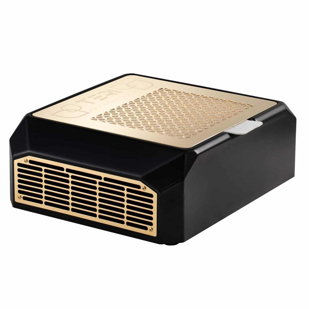 Настільна манікюрна витяжка Teri Diamond чорна (решітка золото) Київ - фото 2