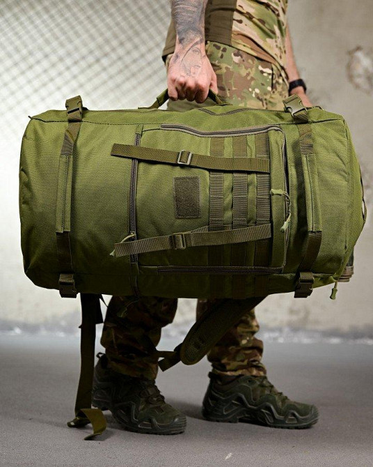 Тактичний рюкзак-баул X-TACTICAL oliva ПП4722 Одеса - фото 3