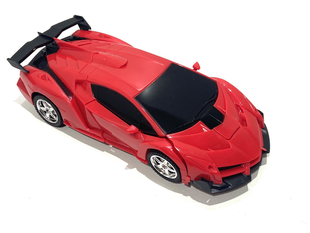 Трансформер робот на радіокеруванні перетворюється на машинку 19 см вид 4 Червоний (888-AD) Чернігів - фото 1