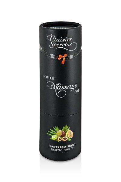 Масажна олія Plaisirs Secrets Exotic Fruits (59мл) з афродизіаками їстівна, подарункове паковання Sex Aura Київ - фото 3